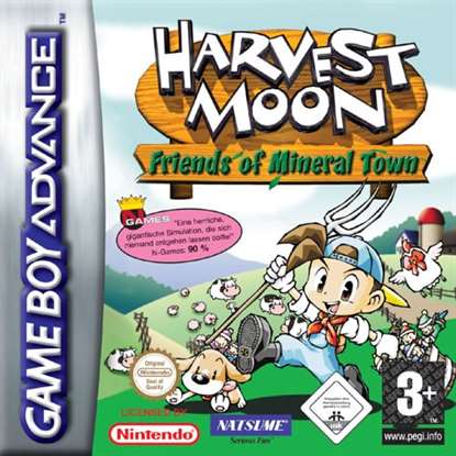 harvest moon more friends of mineral town